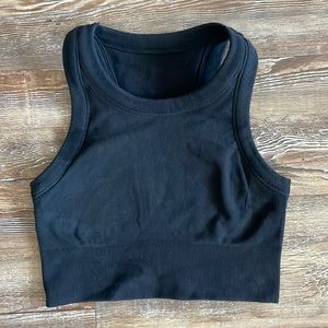 Alo High Neck Bra/Crop Top Size Medium